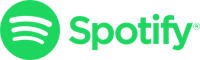 a green spotify logo on a white background