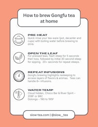 how to brew gongfu tea at home